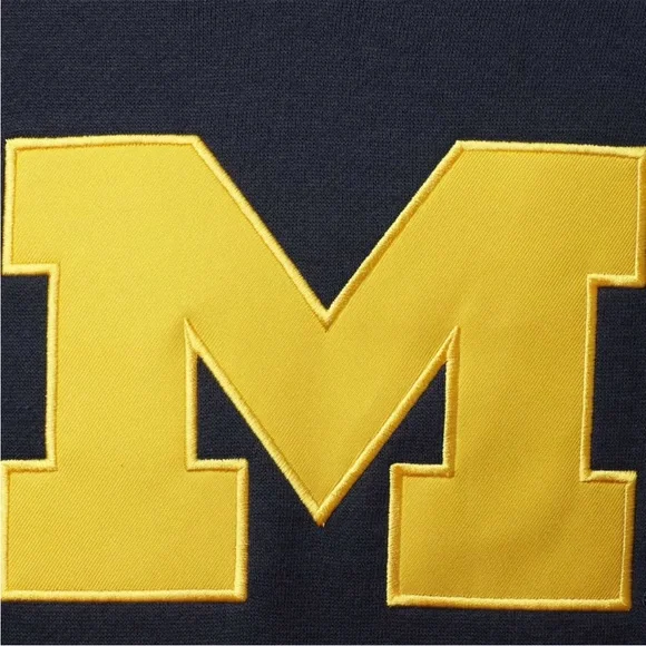 Women's Colosseum Michigan Wolverines Big Logo Team Pullover - Picture 3 of 4